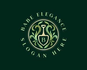 Elegant Garden Shovel logo design