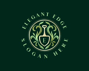 Elegant Garden Shovel logo design