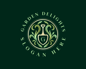 Elegant Garden Shovel logo design