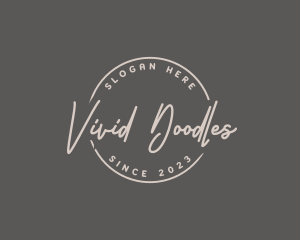 Casual Handwritten Ink logo design