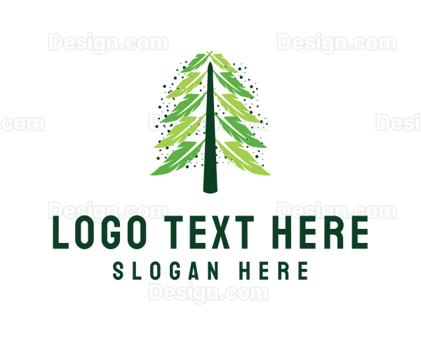 Pine Feather Tree Logo