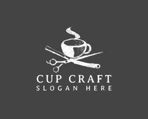 Coffee Cup Scissors logo