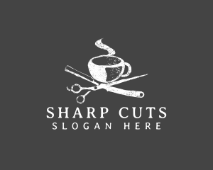 Coffee Cup Scissors logo
