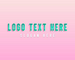 Modern Feminine Text logo