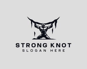 Strong Muscular Atlas logo design