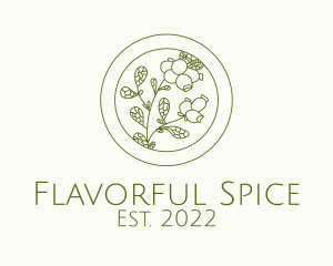 Green Herb Spice  logo