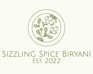 Green Herb Spice  logo design