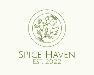 Green Herb Spice  logo