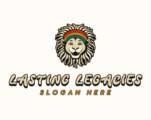 Jamaican Lion Rastafari Logo