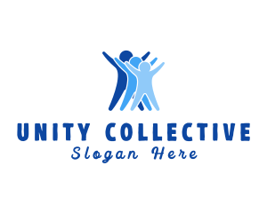 People Unity Foundation logo design