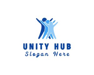 People Unity Foundation logo design