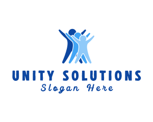 People Unity Foundation logo design