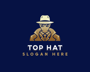 Mysterious Man Detective logo design