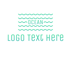 Green Ocean Waves logo