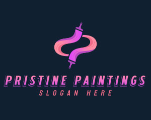 Painting Refurbish Paint logo design