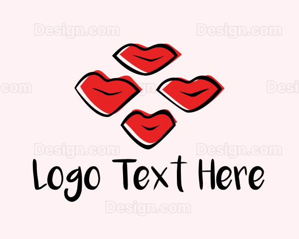 Sexy Pouty Lips Logo