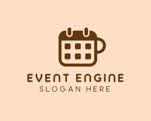 Brown Calendar Mug logo
