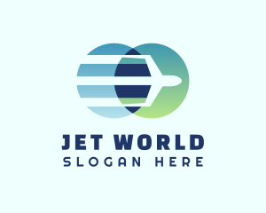 Gradient Aviation Jet logo