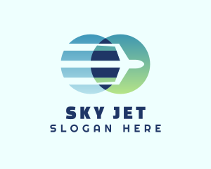 Gradient Aviation Jet logo