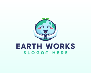 Earth Eco Sustainability logo design