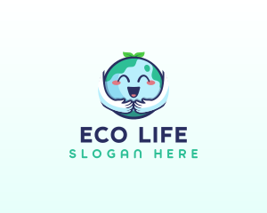 Earth Eco Sustainability logo design