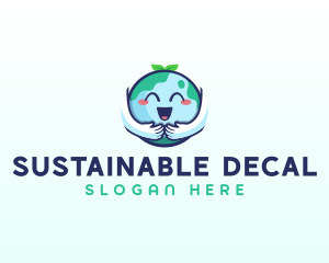 Earth Eco Sustainability logo design