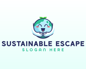 Earth Eco Sustainability logo design