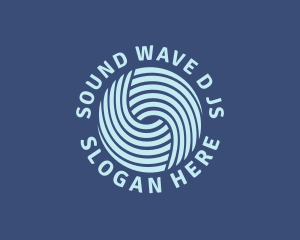 Wave Startup Fintech logo design