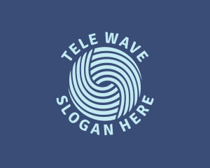 Wave Startup Fintech logo design