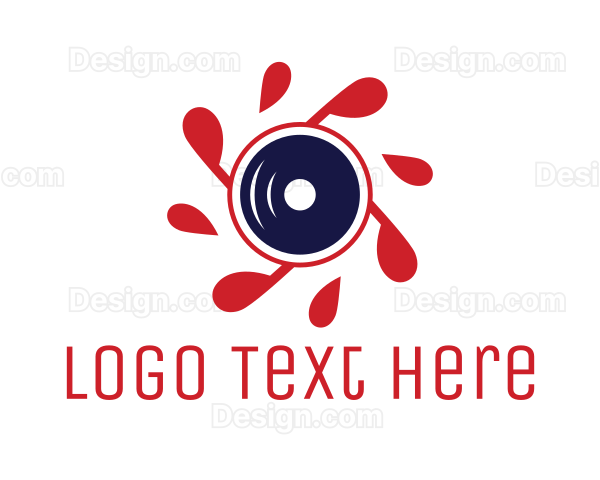 Red Propeller Lens Logo