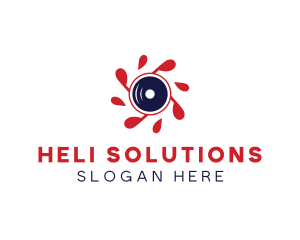 Red Propeller Lens logo
