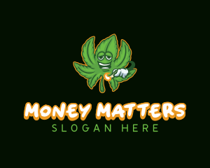 Cannabis Marijuana Smoker logo