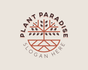 Sustainable Tree Planting logo design