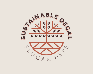 Sustainable Tree Planting logo design