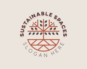 Sustainable Tree Planting logo design