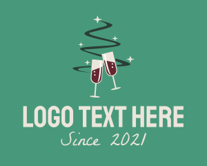 Christmas Tree Wine  logo