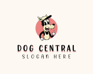 Naughty Bully Dog logo design