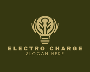 Eco Friendly Light Bulb logo design