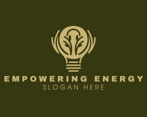 Eco Friendly Light Bulb logo design