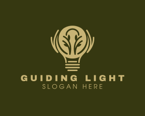 Eco Friendly Light Bulb logo design