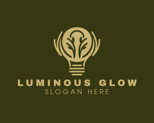 Eco Friendly Light Bulb logo design