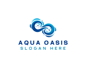 Sea Wave Surfing logo design