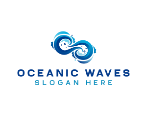 Sea Wave Surfing logo design