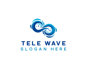 Sea Wave Surfing logo design