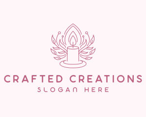 Spa Candlelight Decor logo design