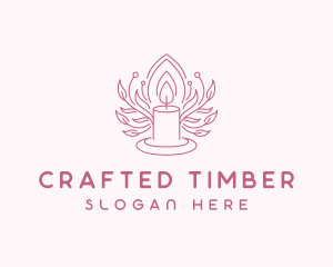 Spa Candlelight Decor logo design