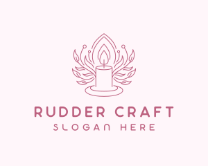 Spa Candlelight Decor logo design