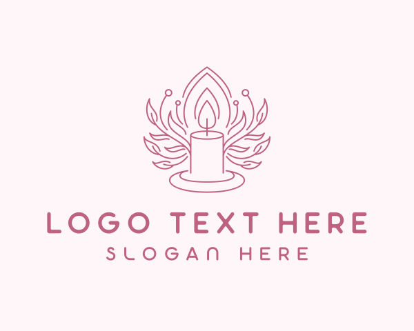 Candle Wax logo example 2