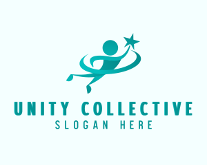 Unity Star Human Foundation logo design