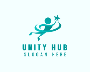 Unity Star Human Foundation logo design